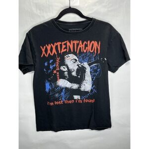 XXXTentacion Official Merchandise I'm Lost Then I'm Found Tee T-Shirt Black Sz M